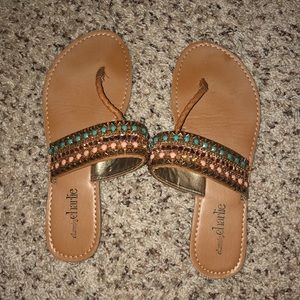 Cute summer flip flops